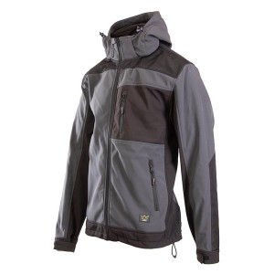 Kurtka ochronna softshell Seven Kings A3SOS Quartz - szaro- czarna, rozmiar S
