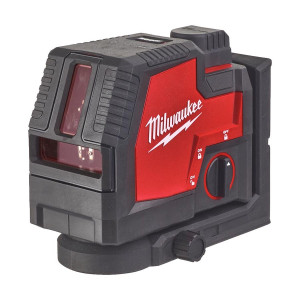 Laser krzyżowy 'Milwaukee 4933478098 L4 CLL-301C ' zasięg 30 m, 1 x aku. 4V 3.0Ah wiązka zielona, walizka
