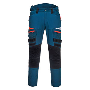 Spodnie robocze do pasa PREMIUM Portwest DX449MBR32 DX449, niebieskie - rozmiar 48