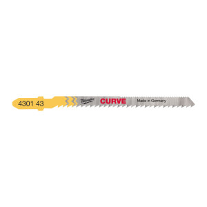 Brzeszczot do wyrzynarki do drewna 'Milwaukee 4932430143' 75 mm, dwustronny, Curve (5 szt.)