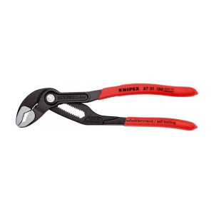 Szczypce nastawne do rur 'Knipex 87 01 180' Cobra 180