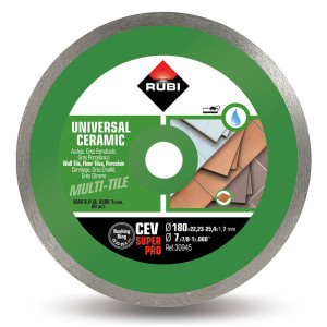 Tarcza diamentowa 'Rubi 30945' CEV SUPERPRO, ciągła 180 x 25,4/22,2 x 1,7mm