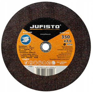Tarcza do cięcia metalu Jufisto TMF-3530 płaska 41 / 350 x 3,0mm x 25,4