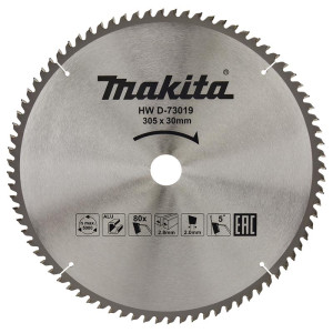 Piła tarczowa do aluminium Makita D-73019 Standard 305x30mm 80Z