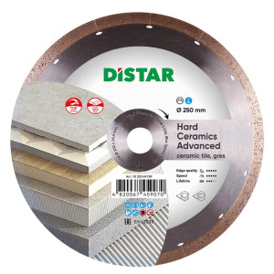 Tarcza diamentowa Distar 11120349019 Hard Ceramics Advanced 250mm x 1,5mm x 25,4mm - samoostrząca