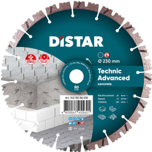 Tarcza diamentowa Distar 14315086018 Technic Advanced 230mm x 22,23mm