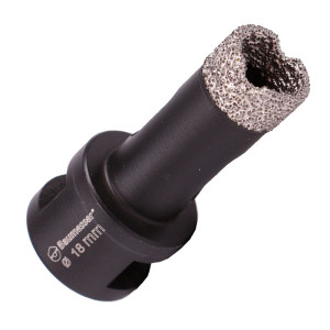 Wiertło koronowe (otwornica) diamentowe do szlifierki DISTAR Baumesser 910283018055 Keramik Pro do płytek 18mm - wiercenie na sucho