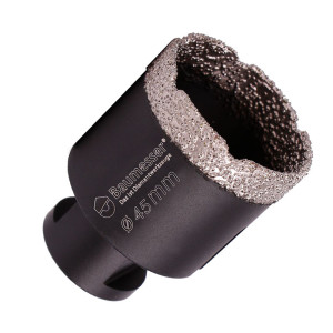Wiertło koronowe (otwornica) diamentowe do szlifierki DISTAR Baumesser 910283018173 Keramik Pro do płytek 45mm - wiercenie na sucho