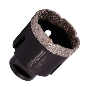 Wiertło koronowe (otwornica) diamentowe do szlifierki DISTAR Baumesser 910283018174 Keramik Pro do płytek 50mm - wiercenie na sucho