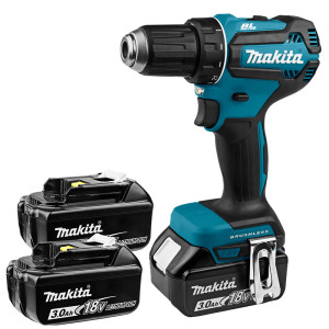 Wiertarko-wkrętarka akumulatorowa 'Makita DDF485RF3J' 18V Li-Ion, 27/50Nm 3 x 3,0Ah - bezszczotkowa