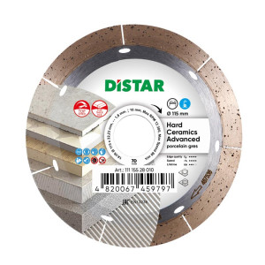 Tarcza diamentowa Distar 11115528010 Hard Ceramics Advanced 115mm x 1,6mm x 22,23mm - samoostrząca