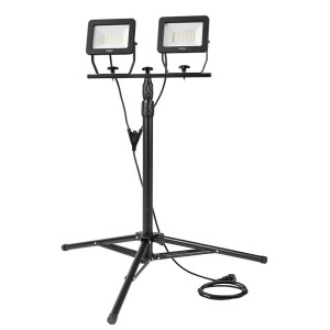 Lampa robocza, warsztatowa, reflektor podwójny 'Neo 99-062' 2 x 50W, SMD LED, 9000LM na statywie 1,8m, IP65