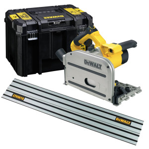Pilarka (zagłębiarka) ręczna tarczowa DeWALT DWS520KTR-QS 165/55mm 1300W + szyna prowadząca