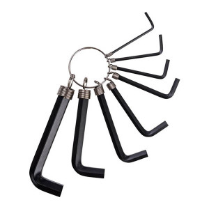 Zestaw kluczy imbusowych Sterg S33108 2-10mm 8szt. - krótkie