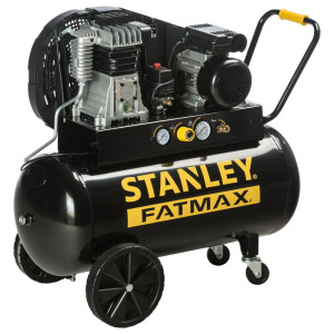 Kompresor 2-tłokowy, olejowy 'Stanley 28FA404STF026 Fatmax' 1500W, 100L, 255L/min, 10 bar z pompą pasową B2800B