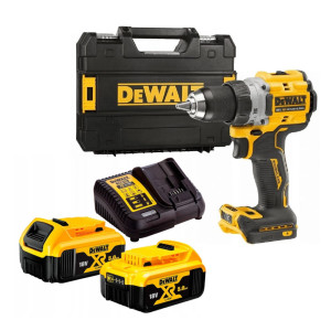 Wiertarko-wkrętarka akumulatorowa DeWALT DCD800P2T-QW DCD800P2T 18V XR Li-Ion, 2-biegi, 2 x 5.0Ah, 90Nm - bezszczotkowa, w walizce TSTAK
