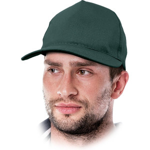Czapka z daszkiem zielona, rozmiar 57 - 61
