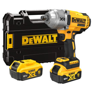 Klucz udarowy akumulatorowy DeWALT DCF900P2T-QW 18V XR Li-Ion, trzpień 1/2'', 1355Nm, 2-akumulatory 5,0Ah, TSTAK ( bezszczotkowy )
