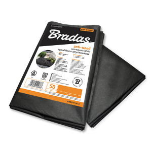 Agrowłóknina antychwastowa czarna 50g 1,6 x 10m Bradas AWB5016010