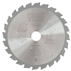 Piła tarczowa DeWALT DT4310-QZ EXTREME do drewna 216mm x 30 x 24zęb