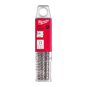 Wiertło do metalu 'Milwaukee 4932430329' długie 2,5mm (10szt.)