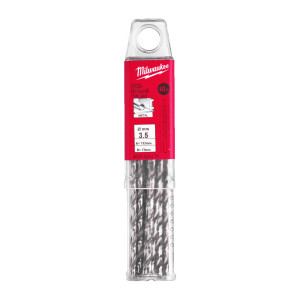 Wiertło do metalu 'Milwaukee 4932430331' długie 3,5mm (10szt.)