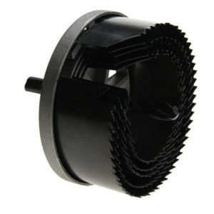 Zestaw wyrzynarek (otwornic) do drewna Condor HSW-1001 7szt. (26 - 63mm) wysokość 25mm