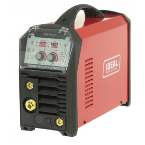 Spawarka półautomat spawalniczy 'Ideal TMIG201MMA' TECNO MIG 201 MMA 200A MIG/TIG/MMA SYNERGIC inwertorowy FLUX. Zasilanie 230V