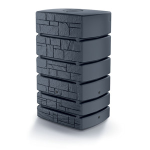 Zbiornik na deszczówkę (deszczownica) TOWER STONE 500 l - antracytowy