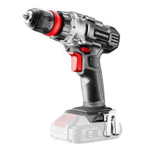 Wiertarko-wkrętarka akumulatorowa 'Graphite 58G022 Energy+' 18V, Li-lon, zdejmowany uchwyt 10mm (bez akumulatorów i ładowarki)