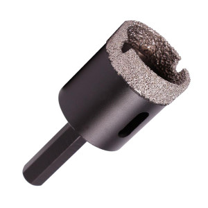 Wiertło koronowe (otwornica) diamentowe do wkrętarki DISTAR Baumesser 910278018063 Keramik Pro do płytek 30mm - wiercenie na sucho