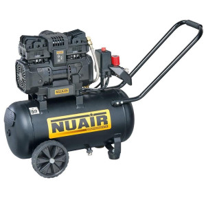 Kompresor bezolejowy 'NU AIR' SILTEK TB24 1,5KM, 1100W, 24L, 160L/min, 8 bar pompa OL150TB , profesjonalny - (3 lata gwarancji) - wyciszony 59dB