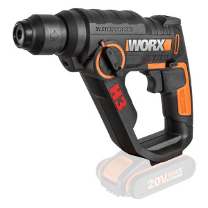 Młotowiertarka akumulatorowa Worx WX390.9 SDS-plus, 20V, 1.2J (bez akumulatorów i ładowarki)