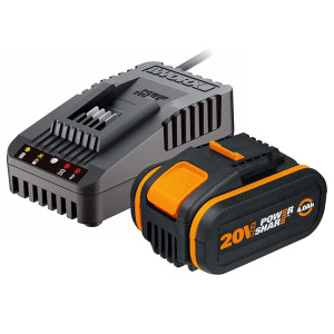 Akumulator Worx WA3604 20V Li-Ion, 4,0Ah + ładowarka 2A- zestaw