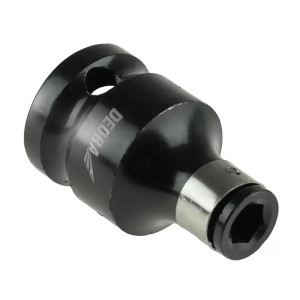 Adapter udarowy do bitów Dedra 18A7001 długość 38mm 1/2’’ - 1/4’’ HEX