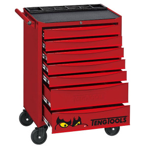 Szafka narzędziowa (wózek warsztatowy) Teng Tools TENG_314 7 szuflad, z narzędziami 314 elementów