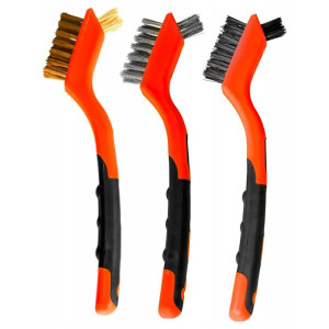 Zestaw szczotek drucianych Waart W48B468 mosiądz, nylon i stal niedzewna - plastikowa