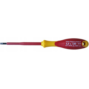 Wkrętak elektryczny płaski K&K 10576 SL 4 x 100mm - produkt polski