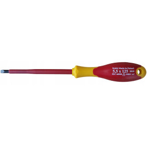 Wkrętak elektryczny płaski K&K 10578 SL 5,5 x 125mm - produkt polski