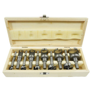 Zestaw flekowników i sękowników do drewna 15-35mm Verke V05066 - 10 szt.