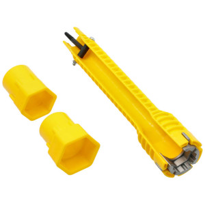 Klucz hydrauliczny wielofunkcyjny Drel IKR-1008 8w1 do baterii, zlewozmywaków, wanien, zaworów kulowych itd.