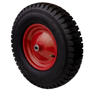 Koło do taczki 4.00x8, 8PR, otwór 12mm, z ośką