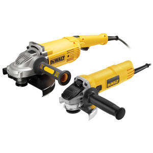 Zestaw szlifierek kątowych DeWALT DWE492DUO2-QS DWE492 2200W 230mm + DWE4147 900W 125mm