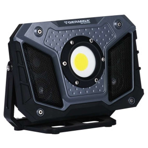 Lampa robocza akumulatorowa, naświetlacz Germina Libra LED 15W, IP54, 3,7V 4400mAh, bluetooth, 3 tryby świecenia 1200lm