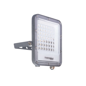 Naświetlacz LED Premium Germina Ares szary, barwa 5000K, skręcana obudowa, IP65 30W 3000lm