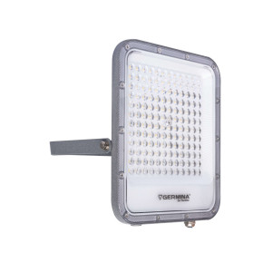 Naświetlacz LED Premium Germina Ares szary, barwa 5000K, skręcana obudowa, IP65 100W 10000lm