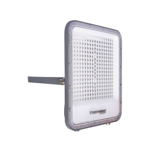 Naświetlacz LED Premium Germina Ares szary, barwa 5000K, skręcana obudowa, IP65 200W 20000lm
