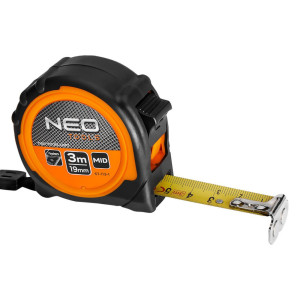Miara zwijana stalowa 'Neo 67-113-1' z magnesem, pokryta nylonem 3m x 19mm
