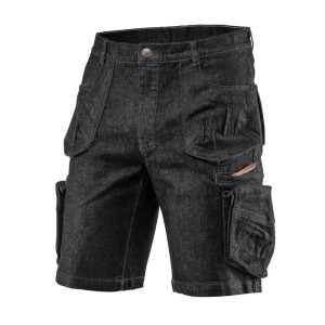 Spodenki krótkie Neo 81-273-M Denim (Jeans) czarne - rozmiar M