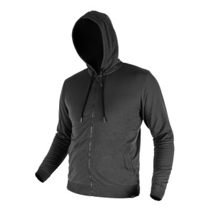 Bluza dresowa rozpinana Neo 81-514-M Comfort szara 320g/m2 - rozmiar M